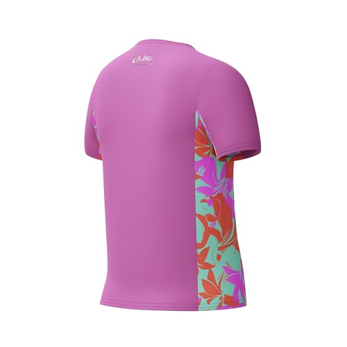 Image of Speedo Girls' Uv Swim Shirt Short Sleeve Printed Rashguard