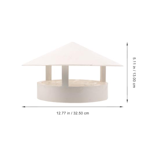 Installation simple anti-infiltration pour chapeau de cheminée en PVC - 3