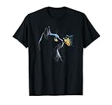 Cat Face - With Butterfly T-Shirt for Men Women Kids