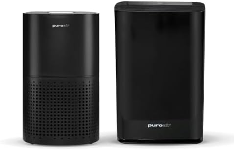PuroAir Whole Home Bundle 240 and 400 HEPA Air Purifiers - Covers Up To 3,000 Sq Ft - Filters Up To 99.9% of Pollutants, Smoke, Pollen, Dust - Quiet HEPA Air Filter