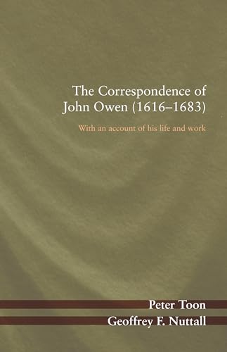 The Correspondence of John Owen (1616–1683): With an account of his life and work