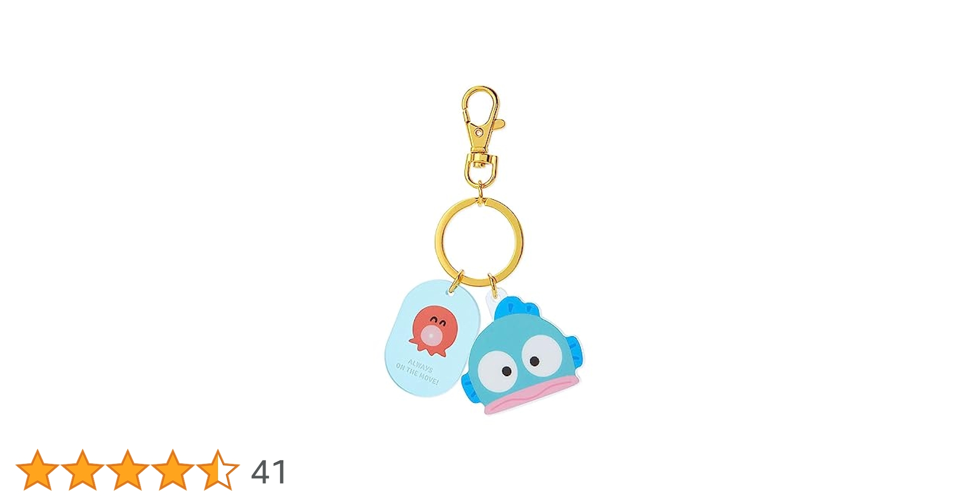 サンリオ　ハンギョドン　天使　マスコット　キーホルダー sanrio ハンギョドン フェイス形キーホルダー : サンリオ