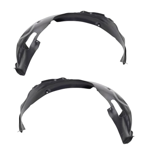 Image of TRQ Front Driver and Passenger Side Inner Fender Liner Set Compatible with 2019-2020 Hyundai Elantra Korea Built Models 1st VIN Digit K