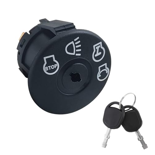 KEUPOK Neiman Tracteur Tondeuse 4 Positions 7 Bornes, Contacteur à Clé Compatible AYP, Craftsman, John, Poulan, Remplace 532175566 163968 175442