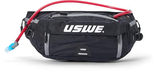 Sac d'hydratation USWE Zulo 6L noir carbone avec ceinture