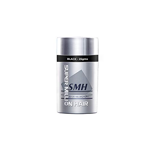 Image of Super Million Hair Hair Building Fibres - 25g Black, Black, 25 g