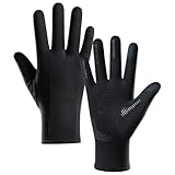 Adhérence améliorée : grâce au design imprimé antidérapant, ces gants intérieurs pour homme offrent une prise solide qui vous permet de manipuler des bâtons de ski ou de travailler avec l'écran de votre téléphone en toute confiance. Profitez d'un contrôle optimal de la prise en main