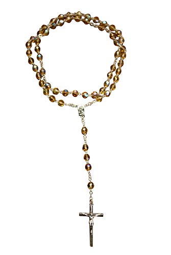 Beautiful Glass Bead Birthstone Rosaries (November)2