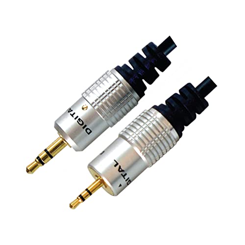 Image of MX RCA Cable AUX to RCA Y Splitter Cable To 2 Rca Stereo Audio Cable PERENT (3.5mm Aux Male to 2.5mm Male, 1 METER)