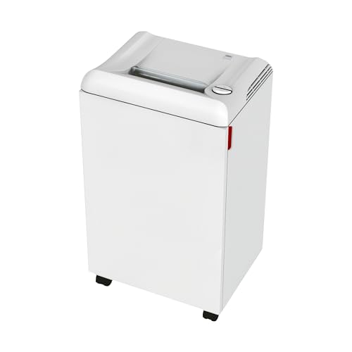 Ideal. 2503 Cross Cut Centralized Office Shredder, Continuous Operation , 12-14 sheet, 20 Gal Bin, Shred Staples/Paper Clips/Credit Cards, 3/4 HP Motor, P-4 Security Level