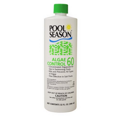 Pool Season Algaecide 60 | Polyquat 60 Non-Foaming Swimming Pool