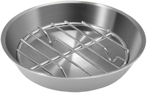 GOTRAFY �I�[�u���g�[�X�^�[�M �ԕt�� 304�X�e�����X ������ �x�[�L���O�p�� ������� �~�` �V�Ղ�o�b�g �H��@�Ή� �I�[�u���Ή� ��� ���؂� �L�b�`��������� �g�������b�V���t�� (24cm,A)