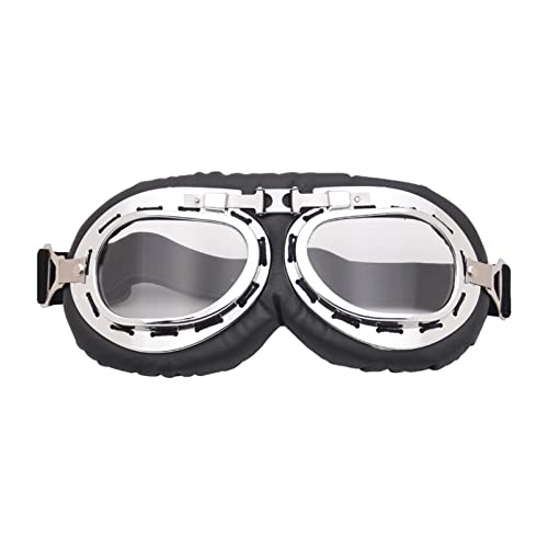 Motorrad-Brille, Retro-Brille, Helm, Motrcross-Roller, Fahrrad, winddicht, Schutzausrüstung, Brillenrahmen für Damen, Schutzbrille, leichtes Motorrad