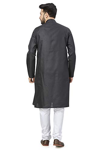 Image of BE ACTIVE Linen Blend Solid Pattern Trendy Comfortable Stylish Full Sleeve Kurta Men's Ethnic Wear