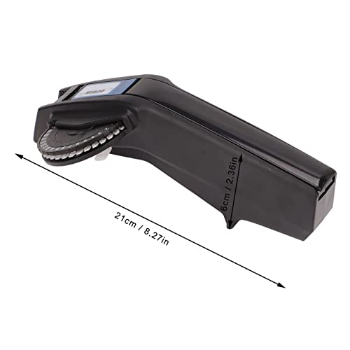 Präge-Etikettendrucker mit Klarem Druck – Langlebiges ABS-Material, Scharfe Schneidmesser, Einhandbedienung – Manueller Etikettendrucker und Prägegerät für die