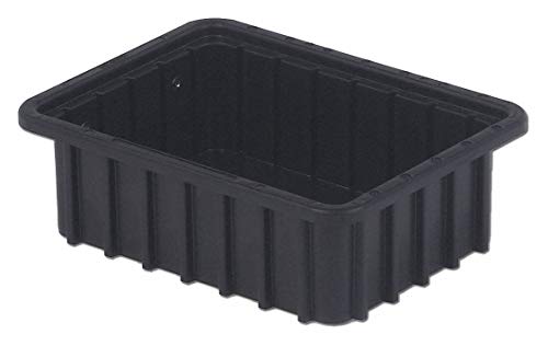 ESD Divider Box, 10-7/8 x 3-1/2 In, Black