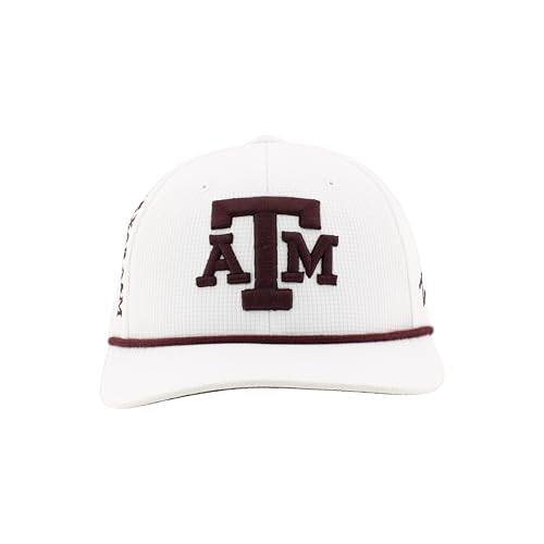 Casquette rope hat NCAA blanche aux finitions soignées style vintage