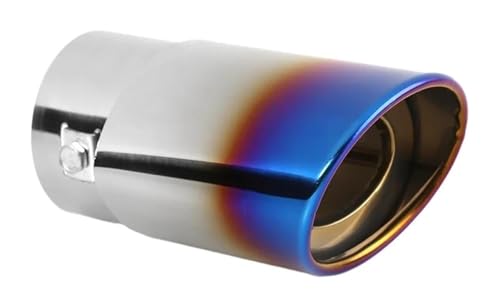 排気口 排気管 パーツ 車用排気チップ ステンレススチール製マフラーテールパイプアクセサリー 1.5L 2.2Lインターフェース 63mm シングルアウトレット ユニバーサルカバートリム