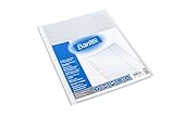 BANTEX 100550132 A4 Flap Grained Polypropylene Film 120 Micron 30 Packs of 10 Document Sleeves Each