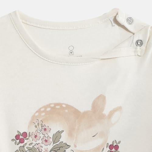 Image of Mothercare Baby Romper Sleepsuit Autumn Print Full Sleeve Pink
