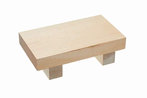 KitchenCraft World of Flavours Japanese Sushi Serving Board, Birch Wood, 21 x 12 x 6 cm Cover