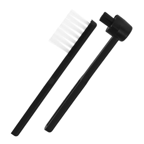 CIYODO 2 pezzi Spazzola Pulizia Puntina Giradischi Morbido Anti-polvere per Stilo Vinile Strumento per Pulire Dischi e Ago Giradischi Rimozione Sicura di Polvere e Sporco per Audio