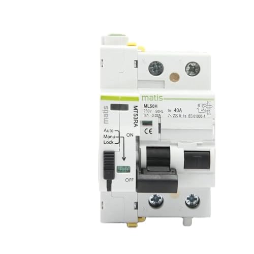 EMVIXTGLK MT53RAix 2P RCCB RCD �I�[�g���N���[�U�[ 40A 63A �^�C�vA 30mA 100mA 300mA �h���C�R���^�N�g�R���g���[���t�� MT53RAix-230V(2P-Type A-300mA-63A)