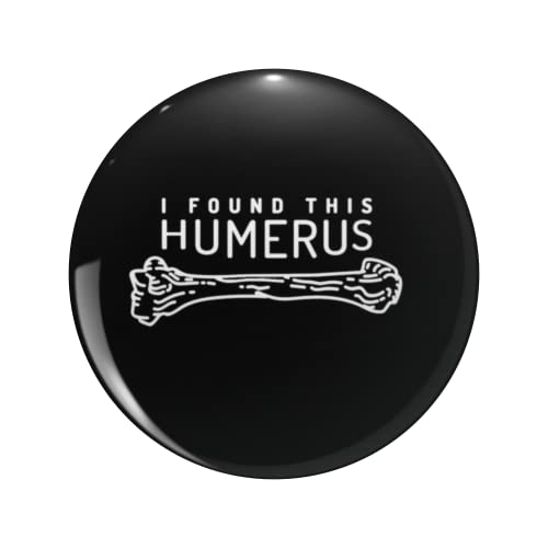 I Found This Humerus Gift For Nurses, Nicu Nurse, Nursing School Clothing, Halloween Nurse Sweat, Spooky Er Nurse Tee Round Metal 0.75