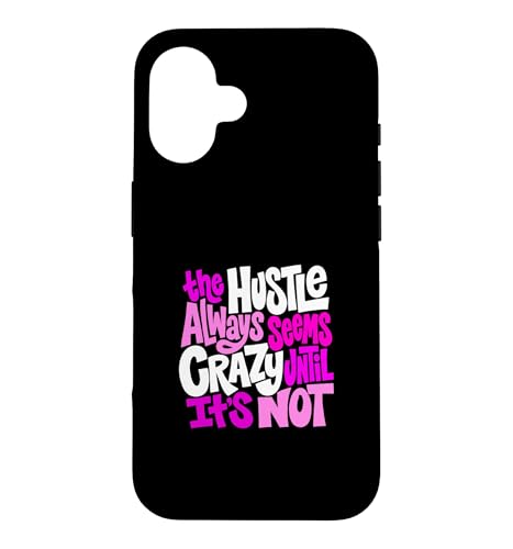 �s���N�J���[ �n�b�X�� Ain't So Crazy Pink �O���t�B�b�N �X�}�z�P�[�X iPhone 16 �p