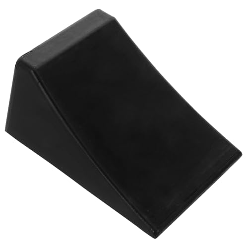 PRETYZOOM Wheel Chock for Trailer Portable Rubber Tire Stopper Slip Design for Rv Car Truck Parking Reliable Rollback Durable Versatile Use