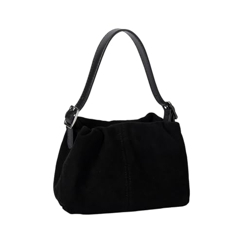 Sac à bandoulière rétro en daim de haute qualité, chic décontracté pour femme