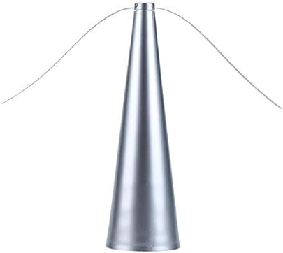 Loneflash Repellent Fan, Lightweight, Durable and Odor-Free Fly Repellent Fan Keep Flies and Bugs Away from Your Food Enjoy Outdoor Meal, 25×9×9cm (Silver)