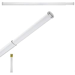 Visillo Extensible MAURER - Barra Visillo Extensible 85.5/150 cm. Con Muelle Presion Ajustable (1 Pieza)