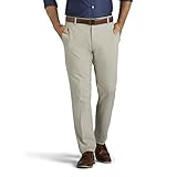 Lee Men's Performance Series Extreme Comfort Relaxed Pant, Dove, 34W x 29L