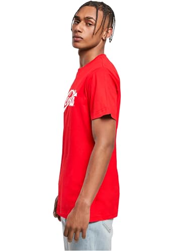 T-Shirt Merchcode Coca Cola Mc888 Homme avec Logo Imprimé Résistant
