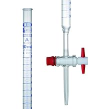 Vee Gee Scientific 20114-100 Borosilicate Glass Class A 100 mL Buret