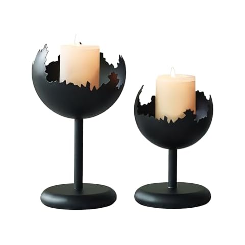 Ansberta Modern Black Candleholders Cover