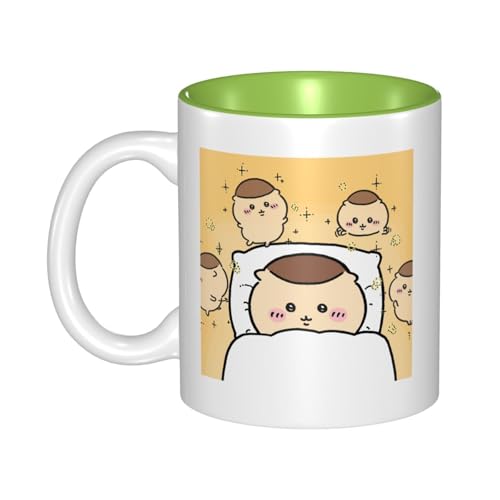 マグカップ ちいかわ くりまんじゅう コーヒーカップ 陶磁器 ミルクコップ おしゃれ 持ちやすい 耐熱 耐冷 人気 かわいい プレゼント 母の日 記念日 電子レンジ対応 330ml