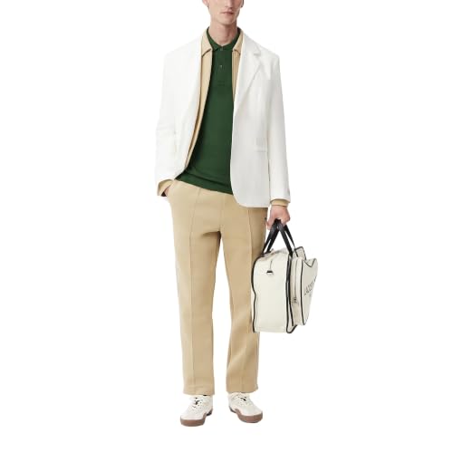 Image of Lacoste Men's Regular Fit Cotton Pima Polo Shirt, Green, X-Small