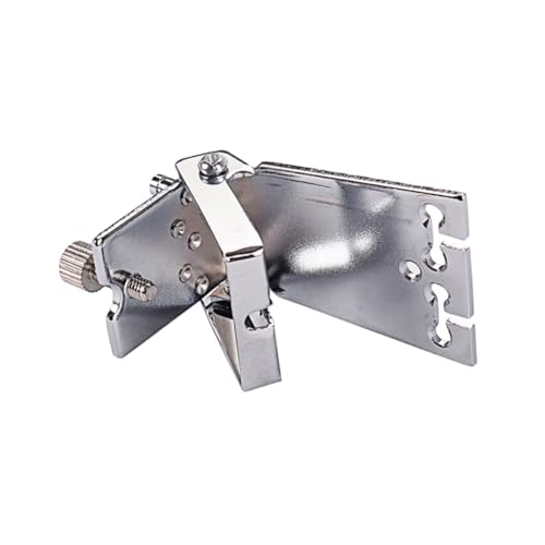 Yardwe Metal Banjo Drawplate Ha153 5 String Tremolo Tailpiece Vibrato Bridge for Banjo (elegant Silver)