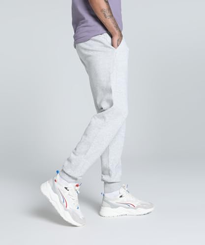 Image of Puma Men's Regular Fit Mid Rise Track Pant