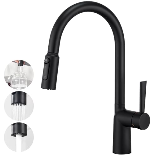 Crea Grifo Cocina 3 Vías Con Ducha Extraíble, Grifo Cocina Fregadero 3 Vías Osmosis Giratorio A 360 , Grifo Osmosis 3 Vías Con 2 Salidas, Grifo Osmosis 3 Vias Extraible, Negro Mate Crea Grifo Cocina 3 Vías Con Ducha Extraíble, Grifo Cocina Fregadero 3 Vías Osmosis Giratorio A 360 , Grifo Osmosis 3 Vías Con 2 Salidas, Grifo Osmosis 3 Vias Extraible, Negro Mate