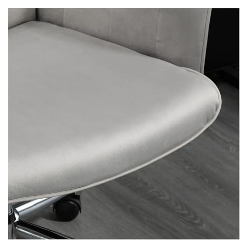 Chaises de direction en velours violet chaise de bureau réglable à roues - 8