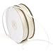 CHUQING Samtband In Creme - 3,8 Cm X 9 M - Elegantes Geschenkband Für Hochzeiten & DIY-Projekte