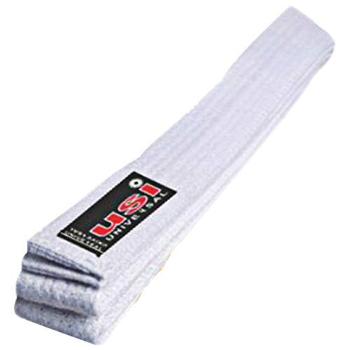 usi universal the unbeatable USI Coloured Karate Belt Polly Cotton Mixed Martial Arts Belt Red & More Colors (White, 280cm)-picture-22