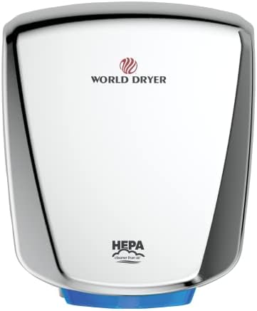 World Dryer Q-972A Q-97.A VERDEdri 240 Volt 8.3 AMP Infrared Sensor Activated High Speed Hand Dryer