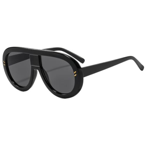 Lunettes de soleil oversize pour femme et homme style punk