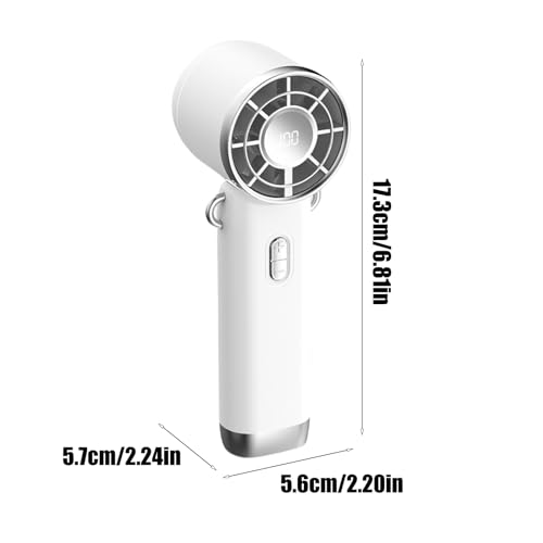 Éventail à main compact portable contre la chaleur avec 100 vitesses pour l'extérieur - 7