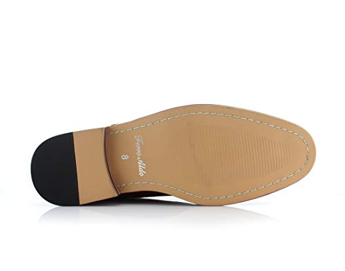 Image of Ferro Aldo Men's Classic Cap Toe Oxford Dress Shoe Collection | Perfect for Formal, Business, and Wedding Attire