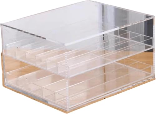 PVTK�����A�N�������R�X�����[ 2�i�����o�� �A�C�V���h�E/�p�E�_�[/�N�b�V�����t�@���f�Ή� �N���A���[�{�b�N�X ���h���b�T�[���� �h�o �ȃX�y�[�X �d�؂�t�� ��e�� ���ϕi���[�P�[�X (2�K�ł�)